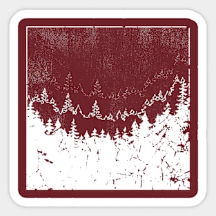 Misty Forest Sticker